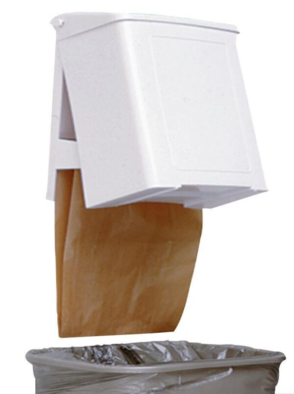 Wall Mounted Plastic Sanitary Receptacle Bin 4/Case