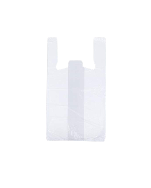 18x7.5x30 30Mic T-shirt Bag White 500/cs
