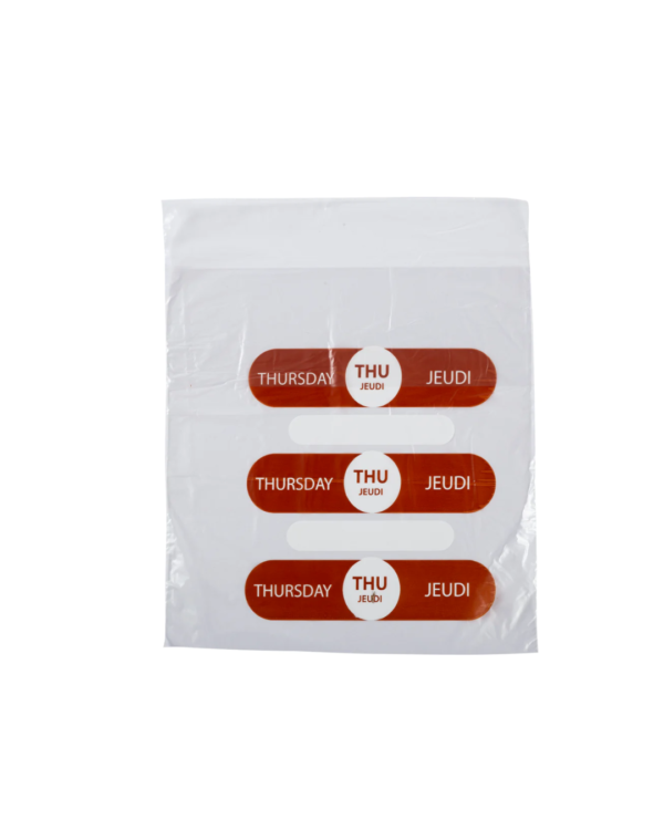 HyPax Day portioning bags : FFSHPDSPBSTHU - Thursday