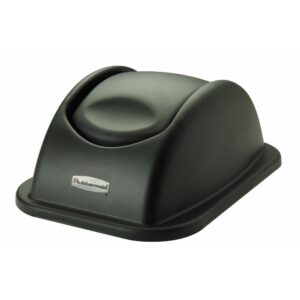Lid For Regular Waste Basket 41qt -Black, Beige, Gray, Black Fit RU2957....