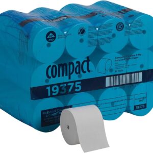 Compact Coreless 2 Ply Bathroom Tissue1000 Sheets 36/ Case